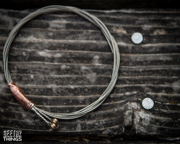 Recycled Guitar String Bracelet UNISEX