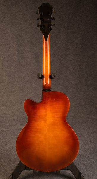 laminated archtop guitar back