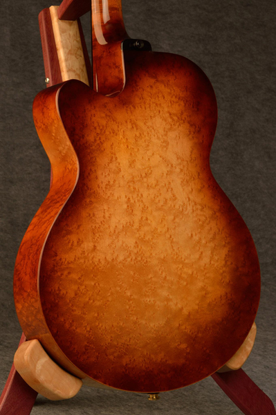 Birdseye maple guitar back American Archtop