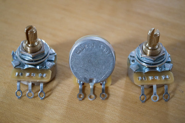 Electric guitar pots