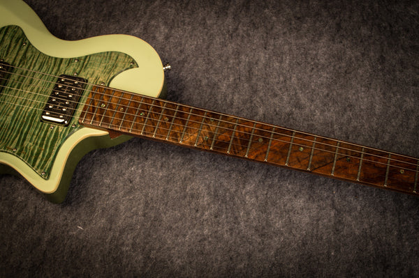 Burled Walnut on a guitar