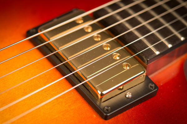 Lollar Guitar Pickup Gold Humbucker on Archtop