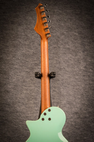 green guitar back