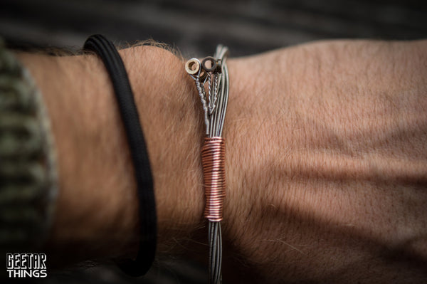 Recycled Guitar String Bracelet UNISEX